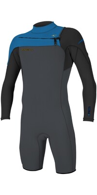 2025 O'Neill Mens Hyperfreak 2mm Chest Zip Long Sleeve